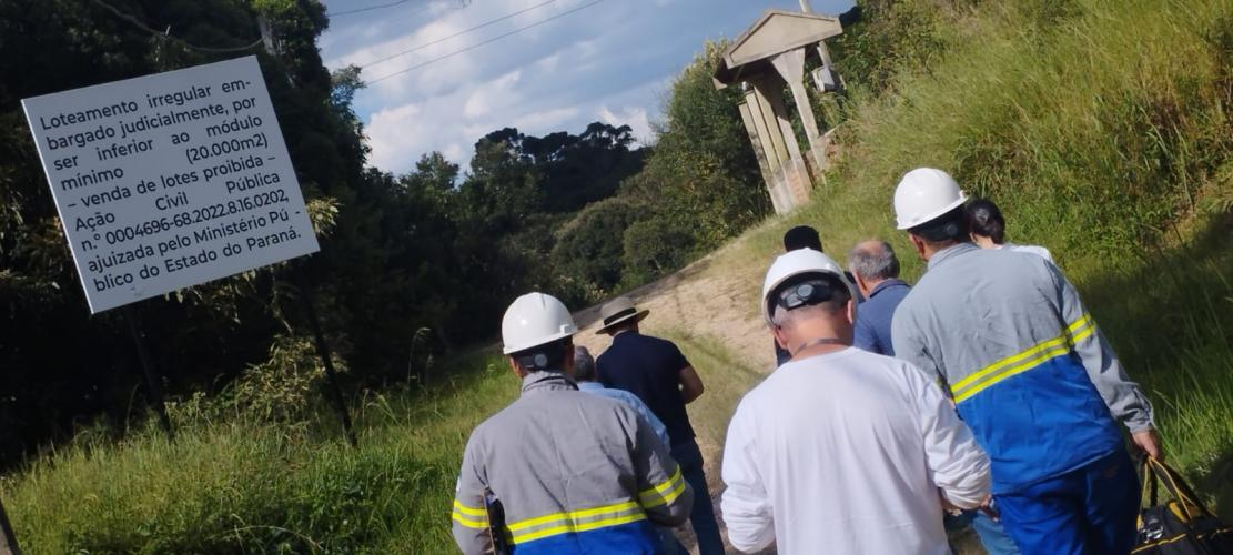 SUDIS participa de Visita técnica da Comissão de Soluções de Conflitos Fundiários do TJPR em área onde famílias foram vitimas de um golpe