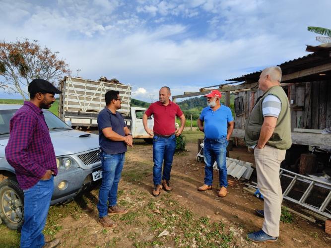 SUDIS do Governo do Paraná realiza visitas em Ortigueira