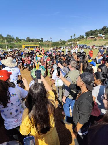 Sudis participa de evento no território indígena Rio das Cobras