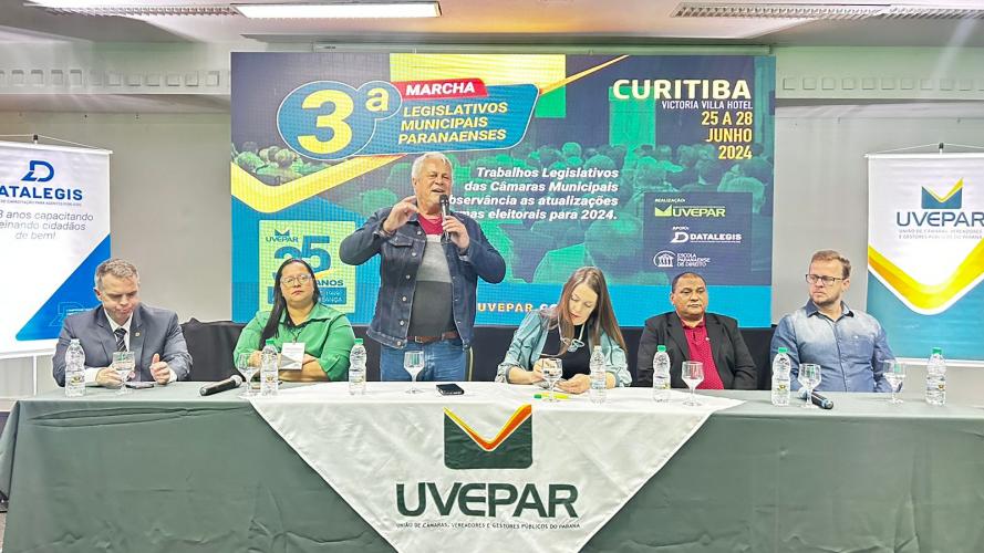 SUDIS Participa da 3ª Marcha dos Legislativos Municipais do Paraná Promovida pela UVESPAR