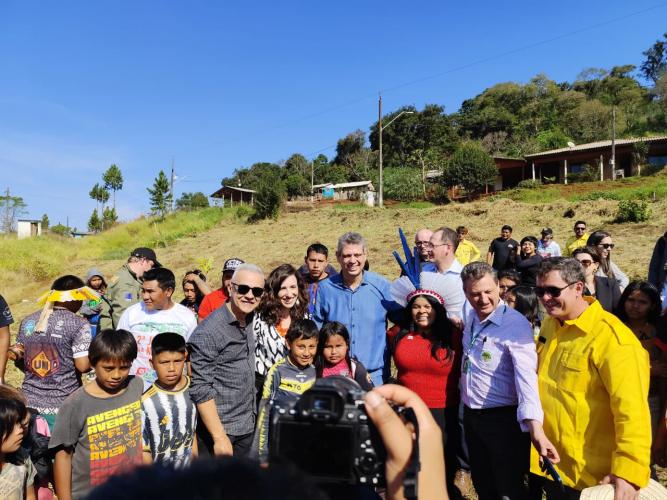 Sudis participa de evento no território indígena Rio das Cobras