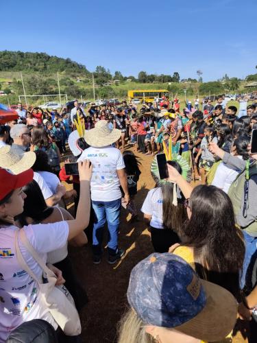 Sudis participa de evento no território indígena Rio das Cobras