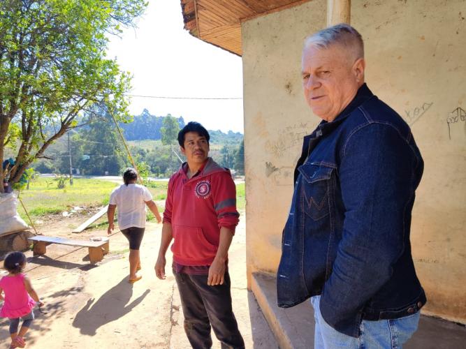 Sudis realiza visitas a Territórios Indígenas Kaingang e Guarani