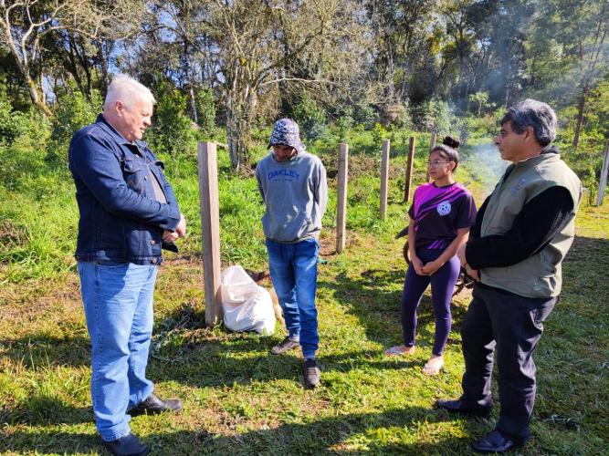 Sudis realiza visitas a Territórios Indígenas Kaingang e Guarani