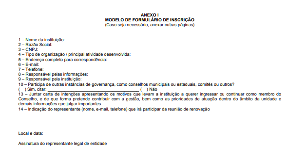 CONSELHO ESTADUAL DE HABITAÇÃO DE INTERESSE SOCIAL