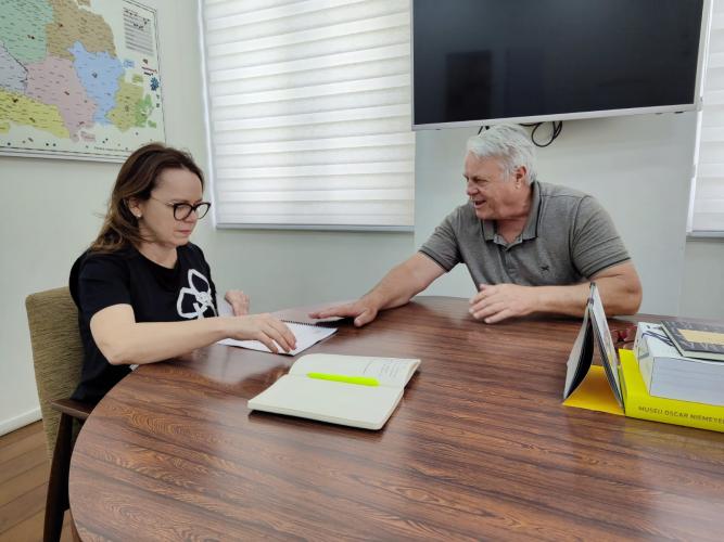 SUDIS apresenta projeto 'Nossa Araucária' à Secretaria de Cultura