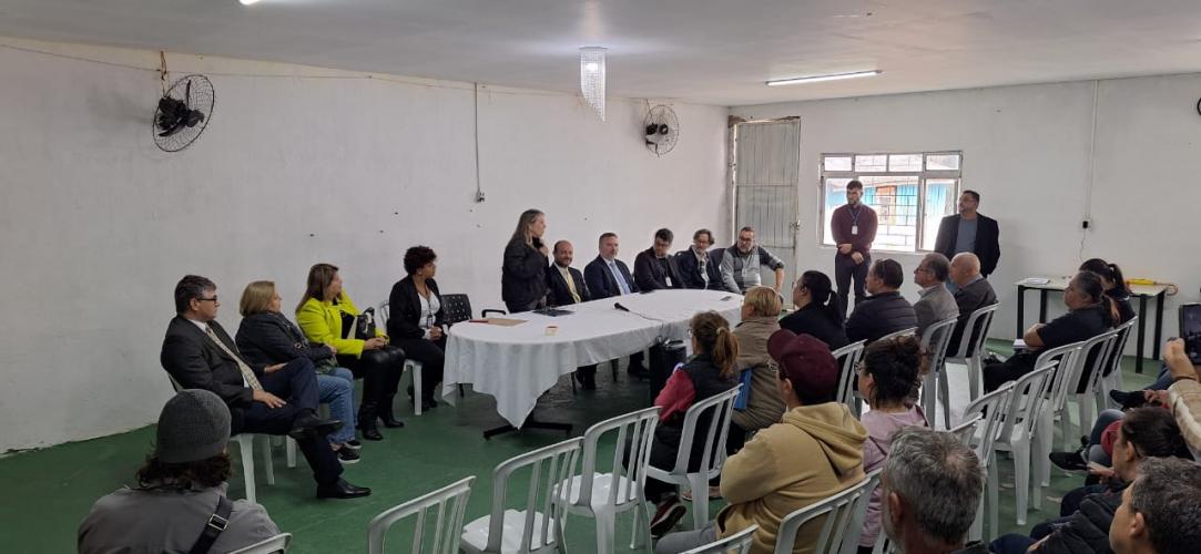 Comissão Estadual de Mediação de Conflitos Fundiários realiza inspeção em área Irregular em Pinhais