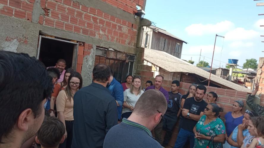 Representantes da SUDIS participam de inspeção fundiária em Araucária com o TJPR