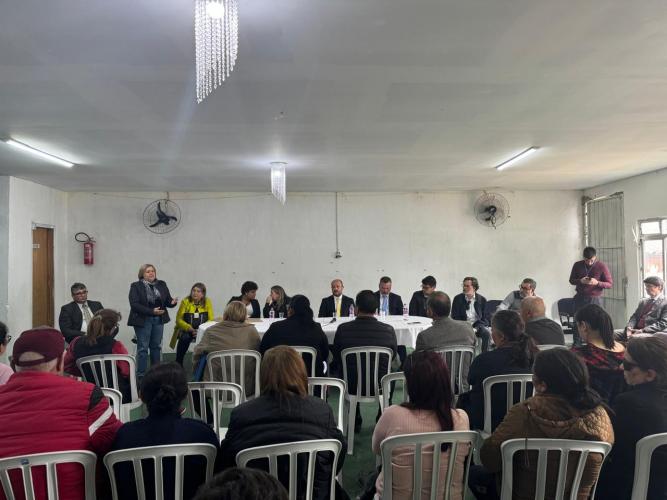 Comissão Estadual de Mediação de Conflitos Fundiários realiza inspeção em área Irregular em Pinhais