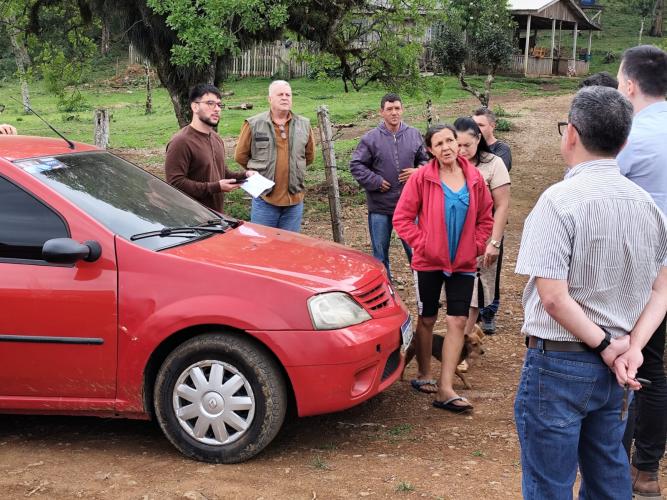 Sudis acompanha visita técnica da Comissão de Soluções de Conflitos do TJ na região central do Estado