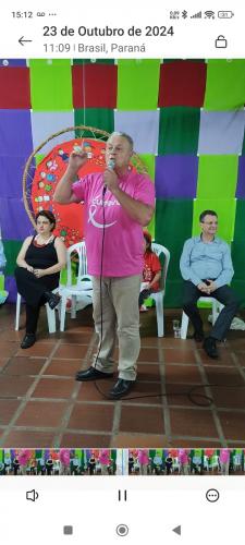 Superintendência participa de encontro das Crianças Sem Terrinha e alerta sobre o Outubro Rosa