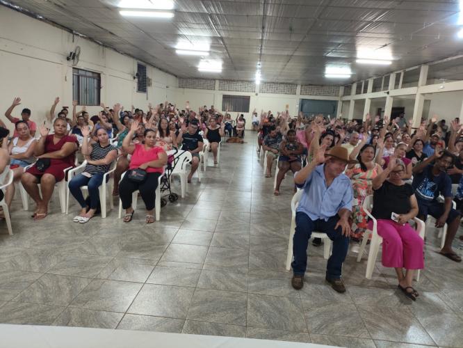 Superintendência Geral de Diálogo e Interação Social (SUDIS) apoia a mobilização por moradia digna em Guaporema, Paraná