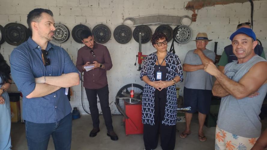 Comissão de Soluções Fundiárias realiza visitas técnicas em Matinhos e Paranaguá