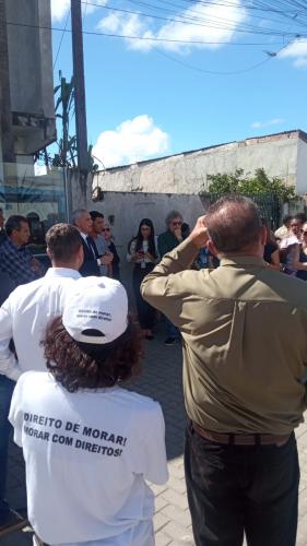 SUDIS participa de visita técnica a ocupação irregular no bairro Cajuru, em Curitiba