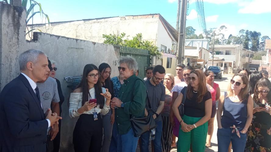 SUDIS participa de visita técnica a ocupação irregular no bairro Cajuru, em Curitiba