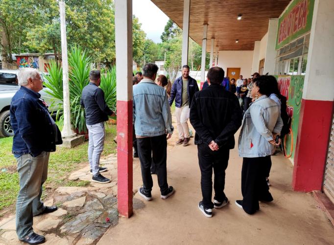 SUDIS participa de reunião na Comunidade Nova Esperança, no município de Campo Magro