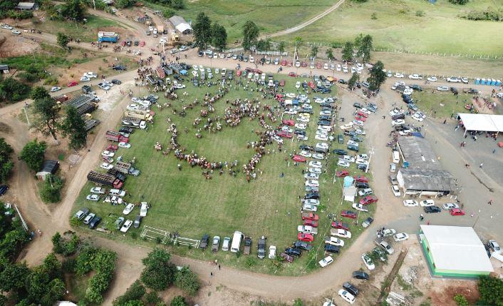 na comunidade Maila Sabrina, em Ortigueira