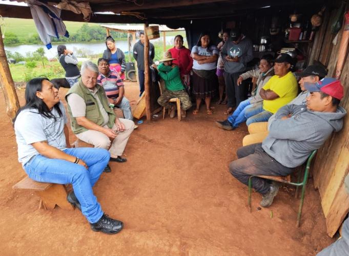 Sudis acompanha Comitê do TRF4 em visita técnica à comunidade indígena em Tamarana