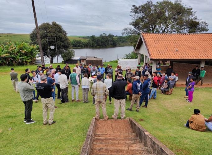 Sudis acompanha Comitê do TRF4 em visita técnica à comunidade indígena em Tamarana
