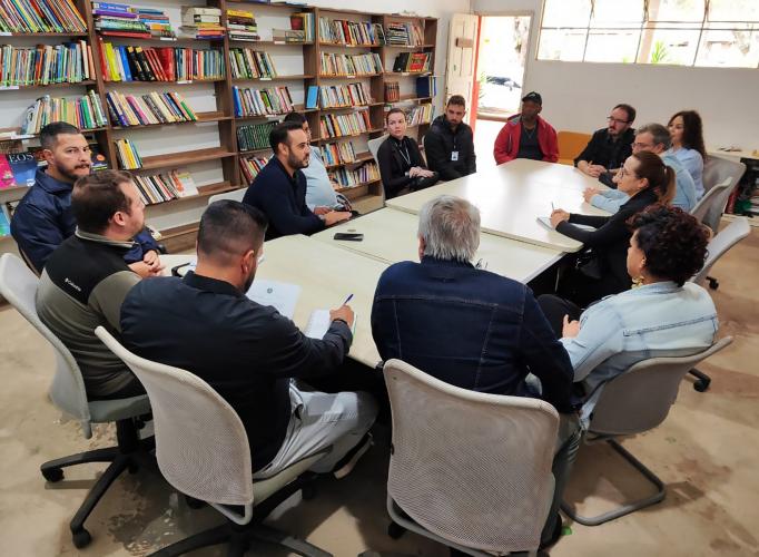 SUDIS participa de reunião na Comunidade Nova Esperança, no município de Campo Magro