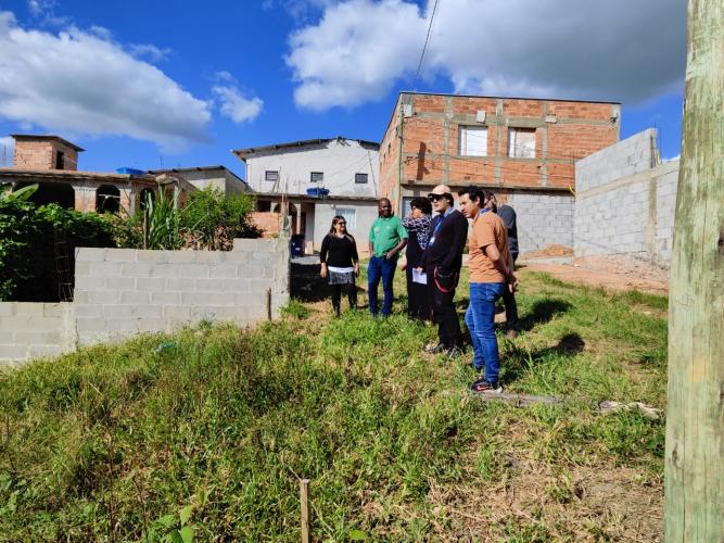 SUDIS esteve no município de Campo Magro para realizar uma visita técnica a uma área de ocupação irregular