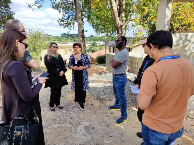 SUDIS esteve no município de Campo Magro para realizar uma visita técnica a uma área de ocupação irregular