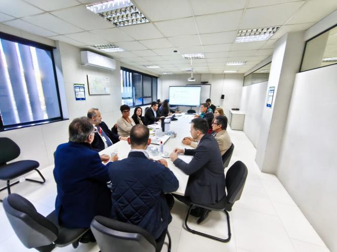 SUDIS em uma reunião na Secretaria de Estado da Administração e Previdência SEAP