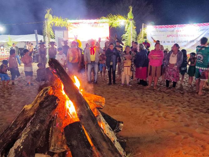 SUDIS representa o Governo do Estado na abertura dos III Jogos Tradicionais Indígenas Fág Fy