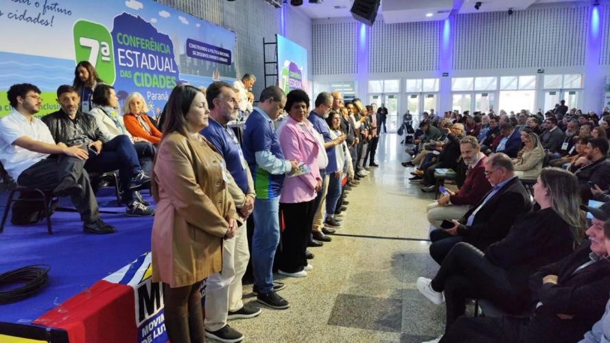 SUDIS marca presença na 7ª Conferência Estadual das Cidades do Paraná