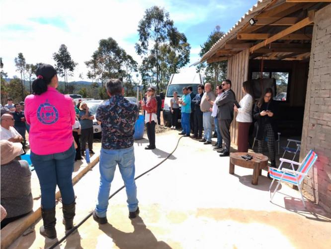 SUDIS, acompanha visita da Comissão de Soluções Fundiárias em Bocaiúva do Sul