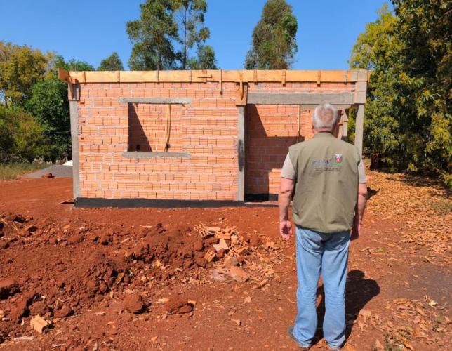 Sudis visita obras de moradia popular, parceria do PMCMV Entidades, Cohapar e Adecol