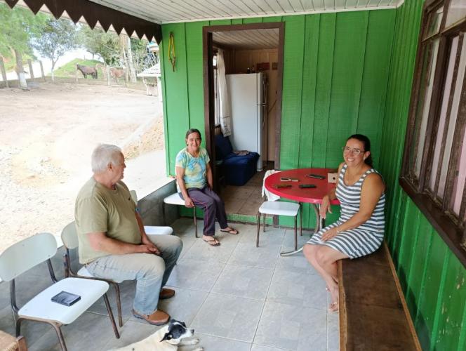 Sudis realiza visita à comunidade Faxinal, em Ponta Grossa, para ouvir demandas locais