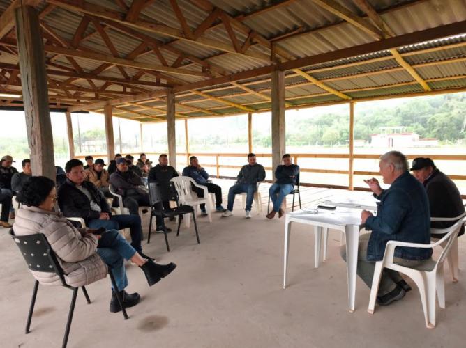 SUDIS dá continuidade às decisões de reunião no Palácio Iguaçu em encontro com lideranças indígenas de Mangueirinha