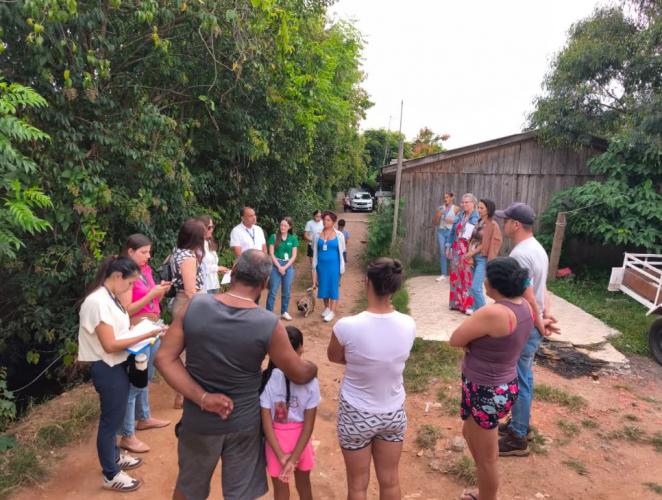 visita técnica em área de conflito fundiário na Cidade Industrial