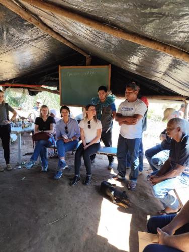 Sudis acompanha visita técnica do TRF4 à retomada indígena Xetá em São Jerônimo da Serra