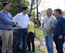 SUDIS acompanha Secretário de Estado de Planejamento em visita a terreno em São José dos Pinhais.