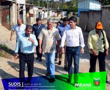 Representantes da SUDIS acompanham Secretário de Estado de Planejamento em visita a terreno em São José dos Pinhais.