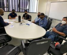 O assessor de Gabinete Saul Dorval representando o Superintendente Mauro Rockenbach recebeu lideranças indígenas do município de Tamaraná-PR,