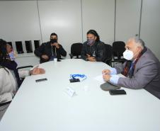 Reunião com lideranças Indígenas de Kakane Porã.
