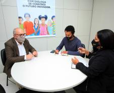 SUDIS Recebe a Diretora do Colégio Estadual Quilombola Diogo Ramos