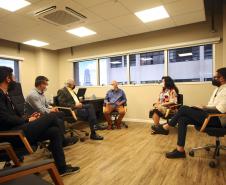 Superintendente Mauro Rockenbach visita novas instalações do CIEE - PR