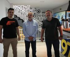 Agenda pelo interior do Estado o Superintendente Mauro Rockenbach esteve em São Mateus do Sul 
