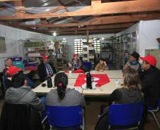 SUDIS visita escola itinerante em Cascavel.