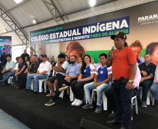 SUDIS acompanha a inauguração das novas estruturas do Colégio Estadual Indígena Cacique Gregório Kaekchot, de Manoel Ribas.
