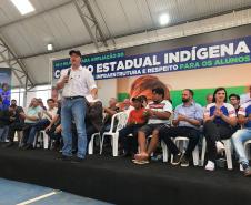 SUDIS acompanha a inauguração das novas estruturas do Colégio Estadual Indígena Cacique Gregório Kaekchot, de Manoel Ribas.
