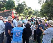SUDIS fez uma visita técnica a comunidade rural em São Mateus do Sul.