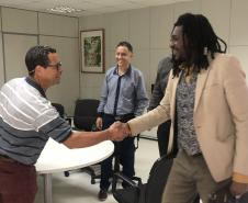 SUDIS faz reunião com o Presidente da Associação Quilombolas e representantes da prefeitura de São Miguel do Iguaçu.