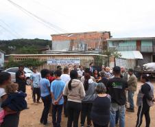 SUDIS acompanha visita técnica na ocupação Jardim Santos Andrade no Campo Comprido.