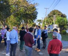 SUDIS Acompanha a visita técnica na Vila Bom Jesus (Vila da Passarela) em Campo Largo.