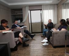 Reunião com o Procurador Geral do Estado do Paraná. 
